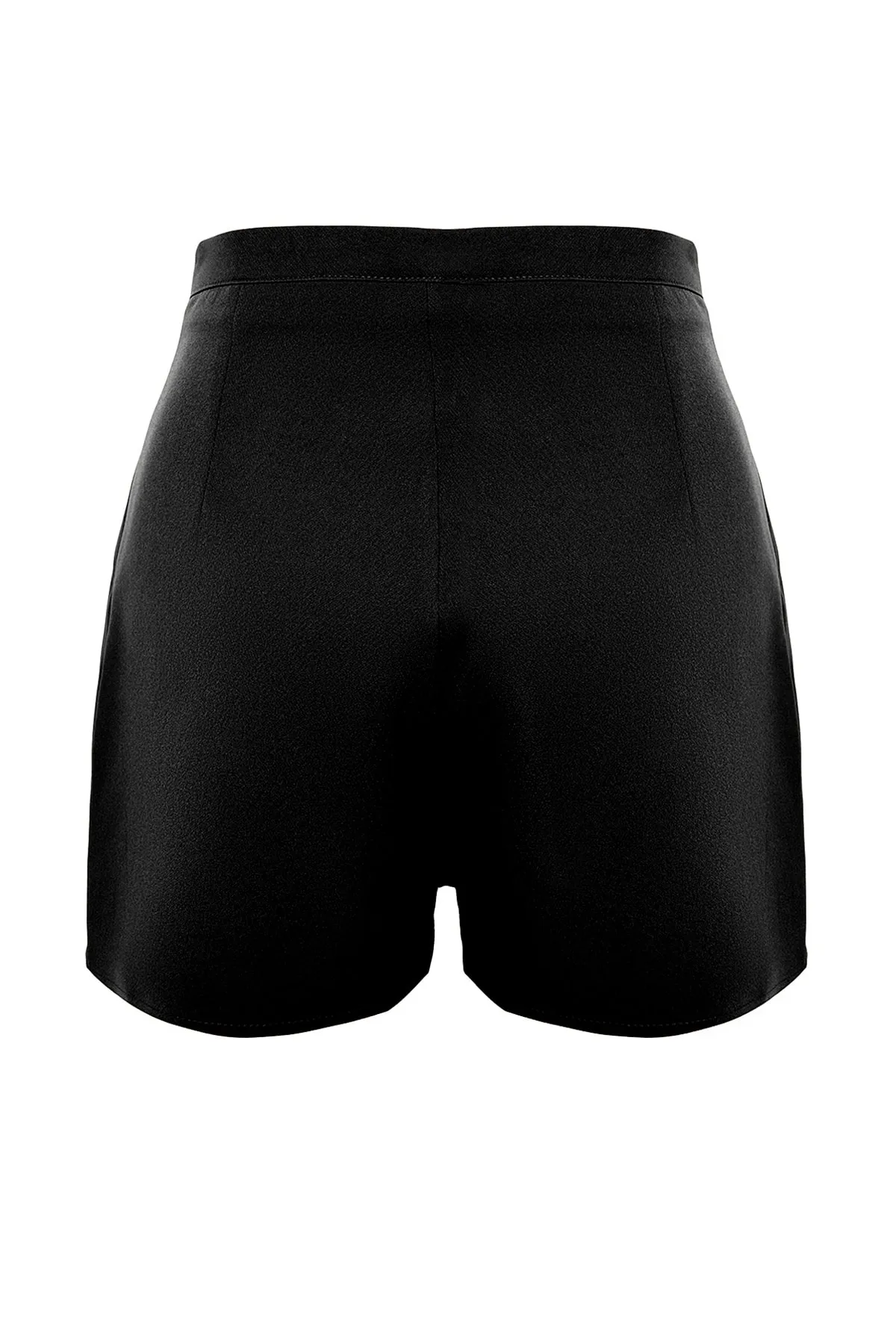 Trendyol Collection  Shorts - Schwarz - Hoher Bund