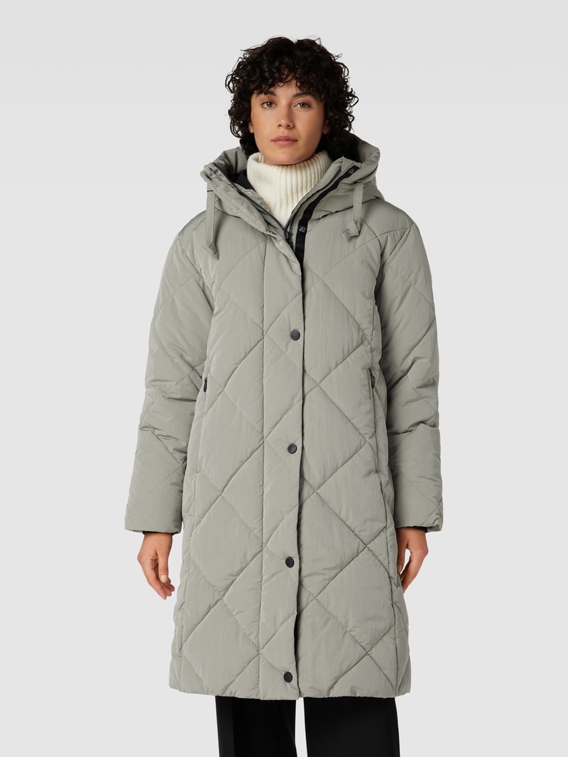 Parka mit Kapuze Modell 'TORUN' in lindgrün