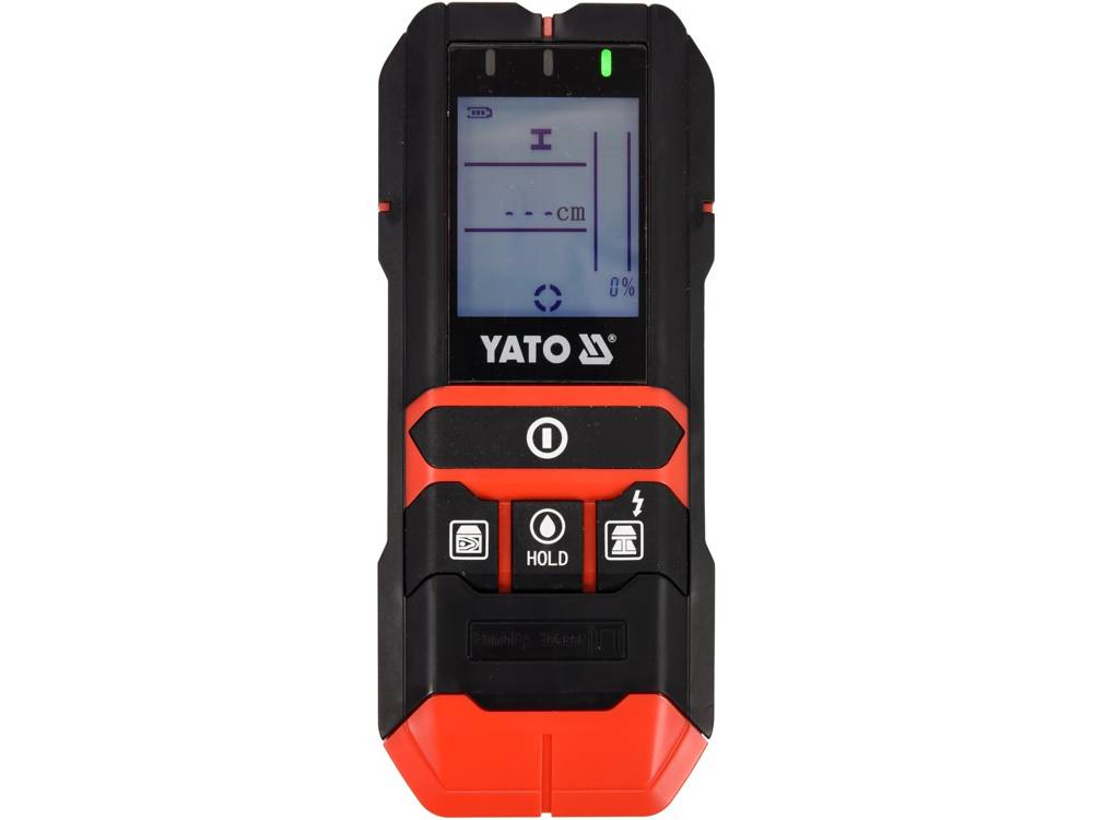 yato Yato Ortungsgerät für Stromleitungen, Metall, Baumaterialien, Feuchtigkeitsmesser 4in1