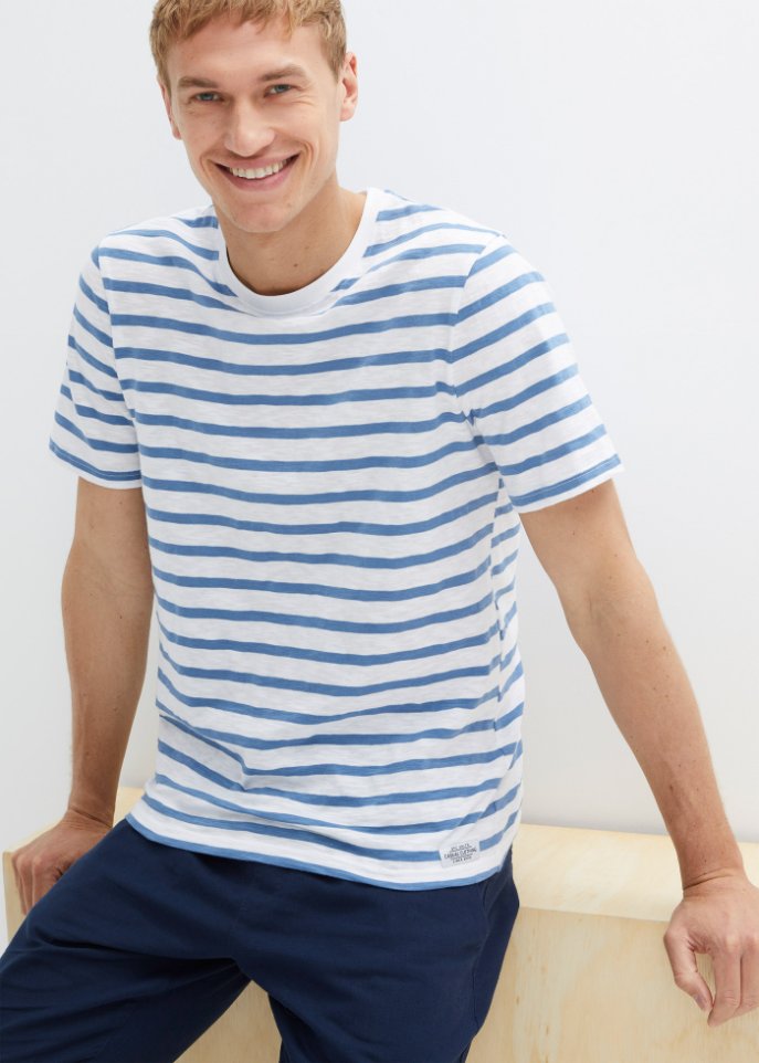 T-Shirt in Slub Yarn Qualität