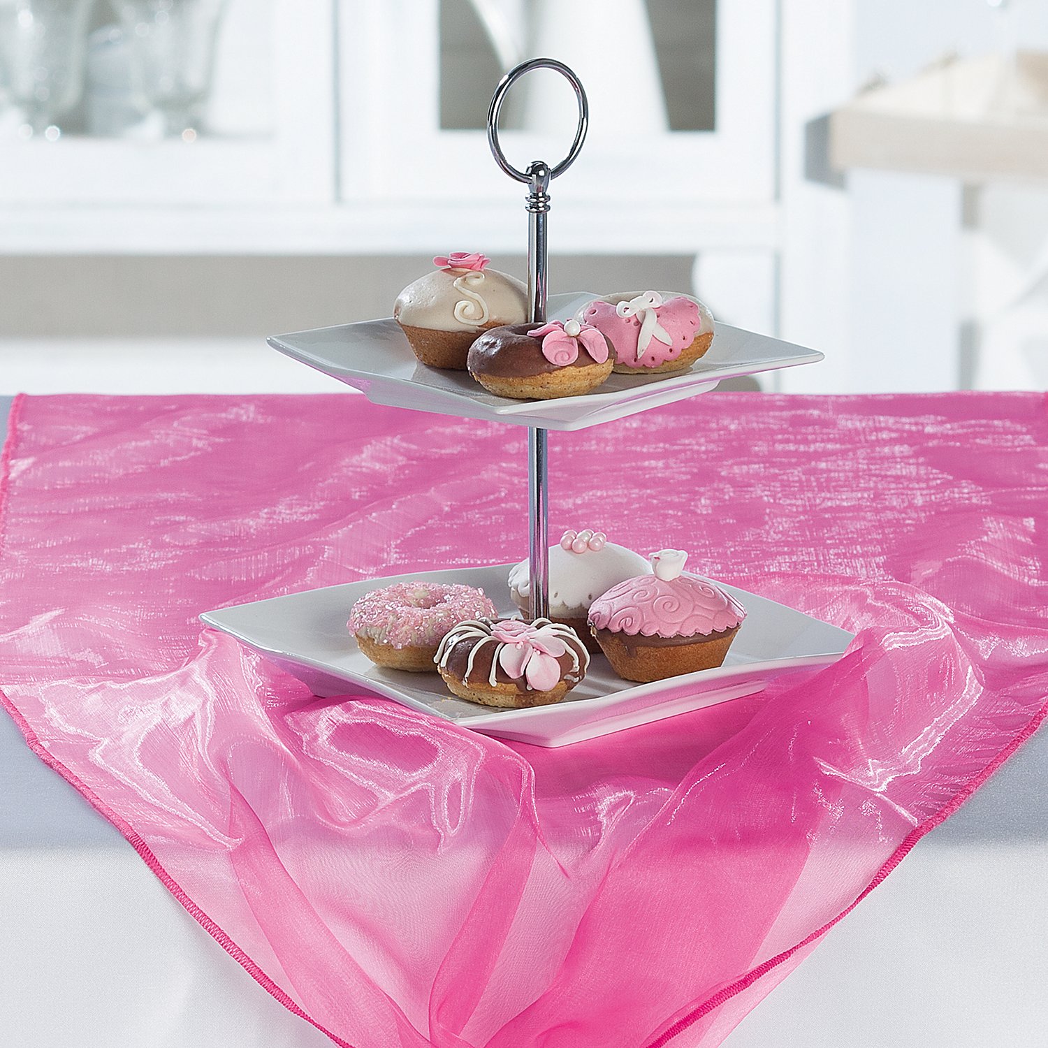 buttinette Etagere, 2-stöckig