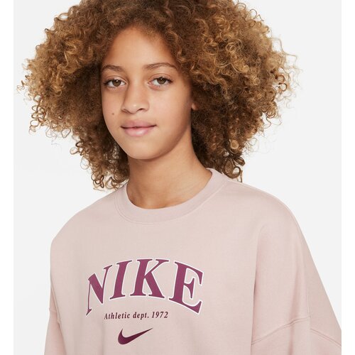 KINDER SWEATSHIRT G NSW TREND FLC CREW PRNT