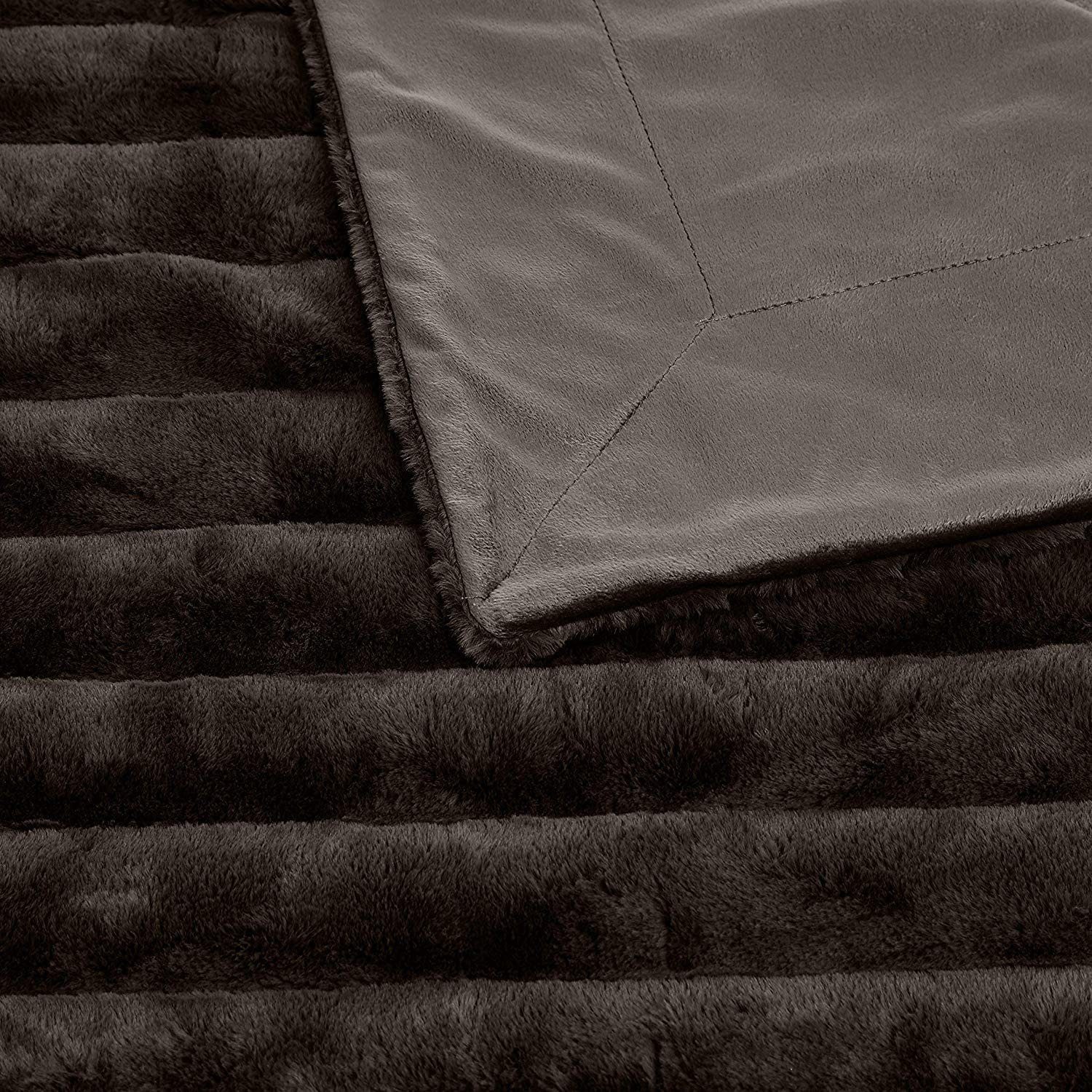 Microfaserbettdecke, Kuscheldecken fürs Sofa 130x170 cm braun, Flauschige Kuscheldecke, Rituals, Füllung: 100% Polyester, Tagesdecke, Überwurfdecke, Sofadecke, Wärmedecke, Wohndecke