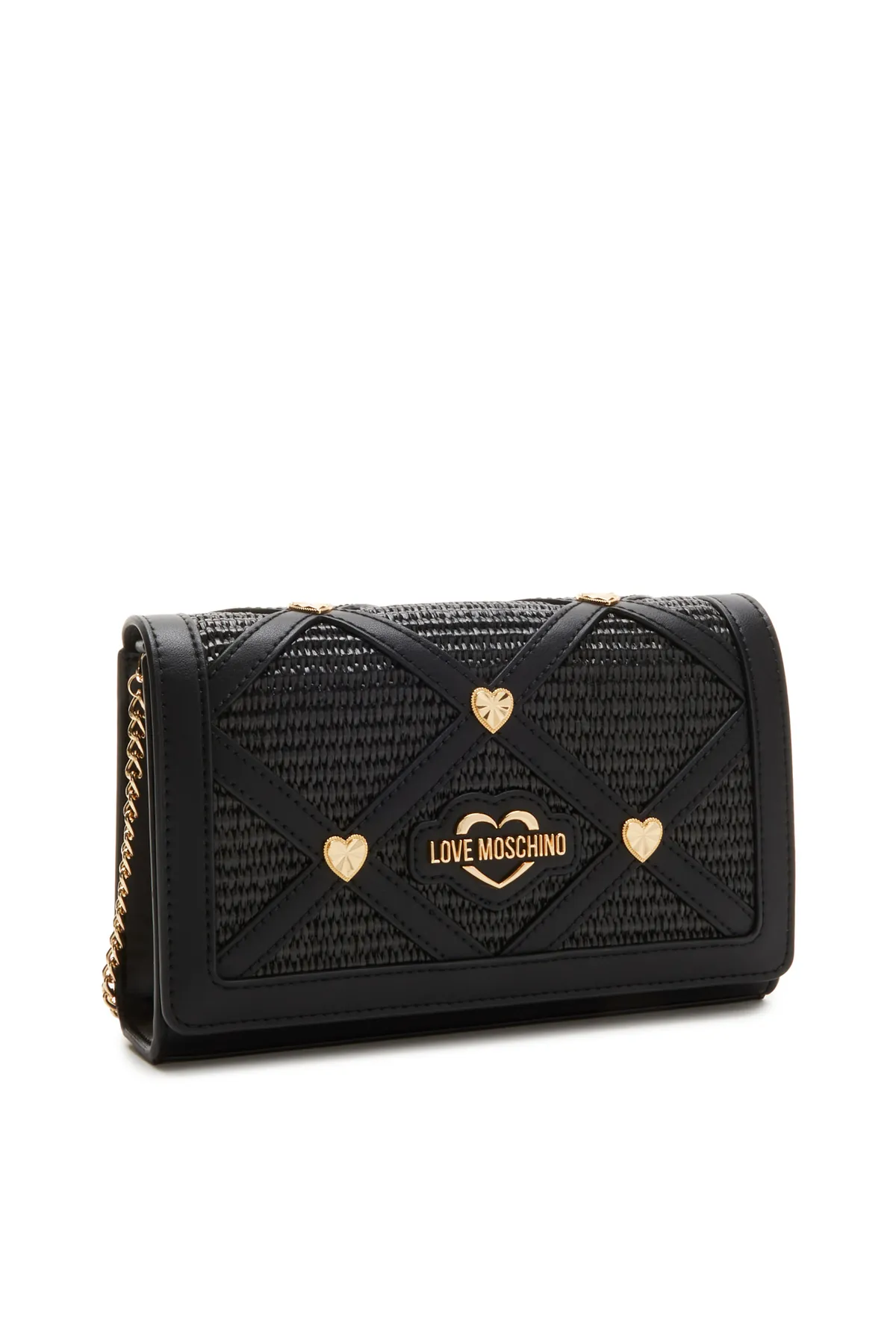 1'ASLAN  Love Moschino Damen Umhängetasche Schwarz JC4314PP0IKO100A