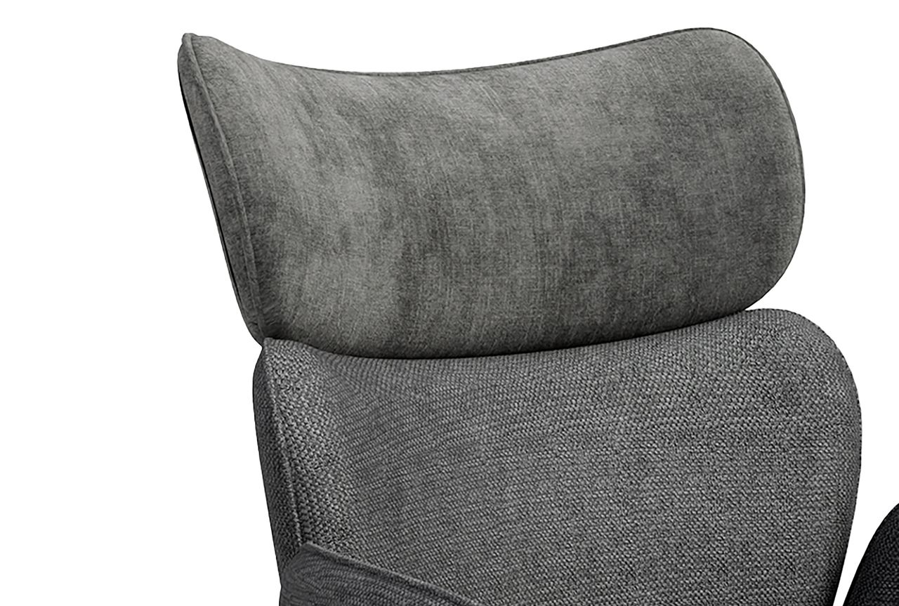 byLiving TEXAS Stuhl mit Armlehnen, 2er-Set, Metallgestell schwarz pulverbeschichtet