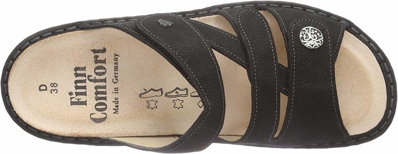 FINN COMFORT Pantoletten schwarz Finn Ventura-s schw. Longbeach