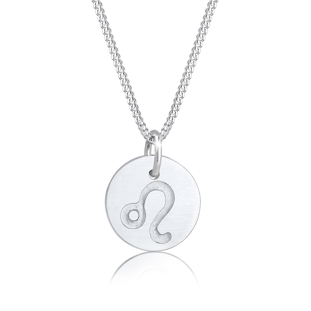 Elli Elli Collier Femme Signe du Zodiaque Lion Astro - (925/1000) Argent Bijoux