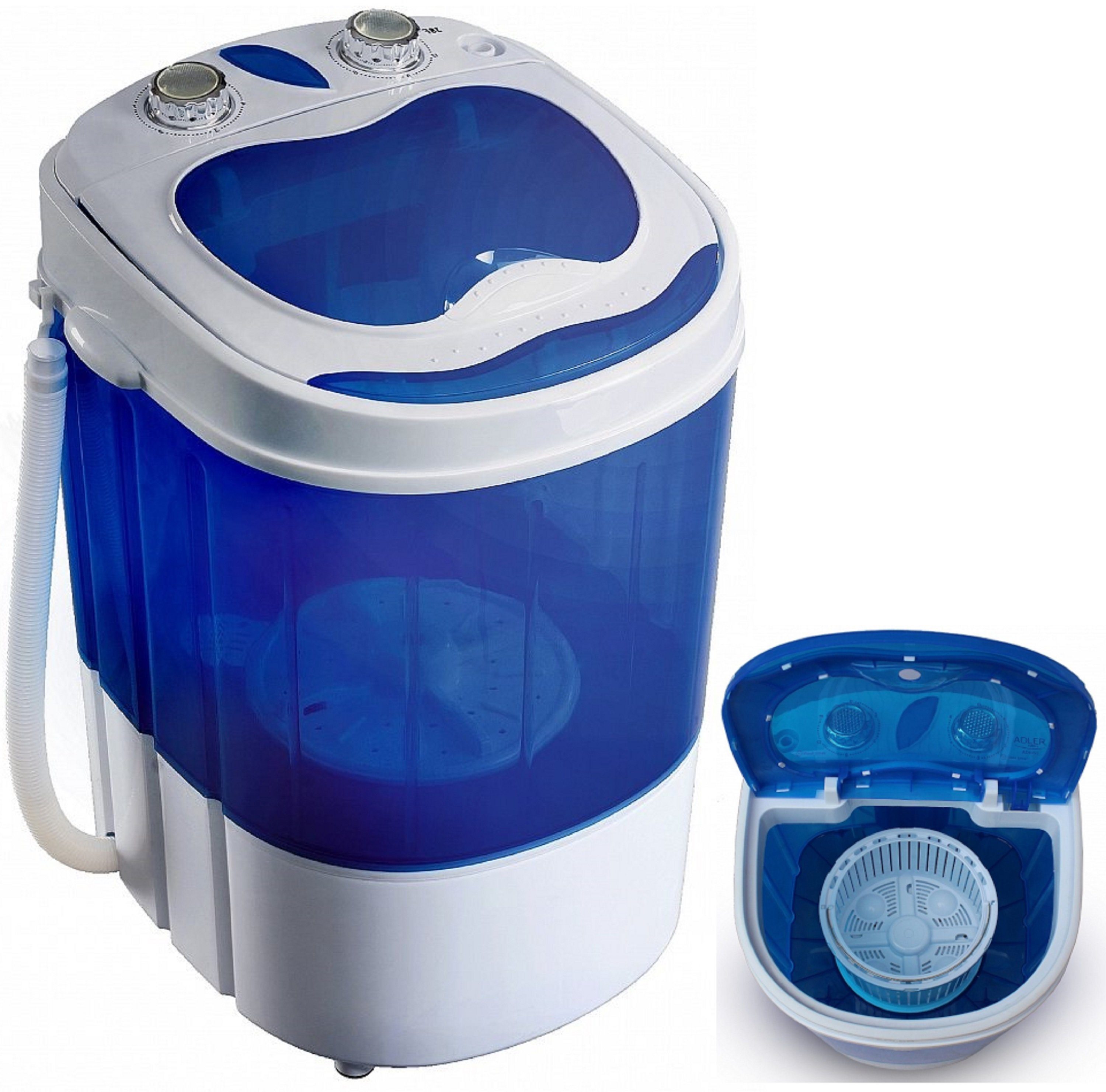 STEINBORG Wäscheschleuder SB-4001, 3 kg, Mini Waschmaschine, Camping, Toploader, 3 KG Kapazität, mit Schleuderfunktion, 150 Watt