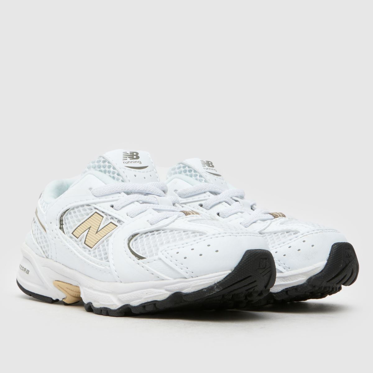 New Balance beige multifärgade 530 småbarnsskor