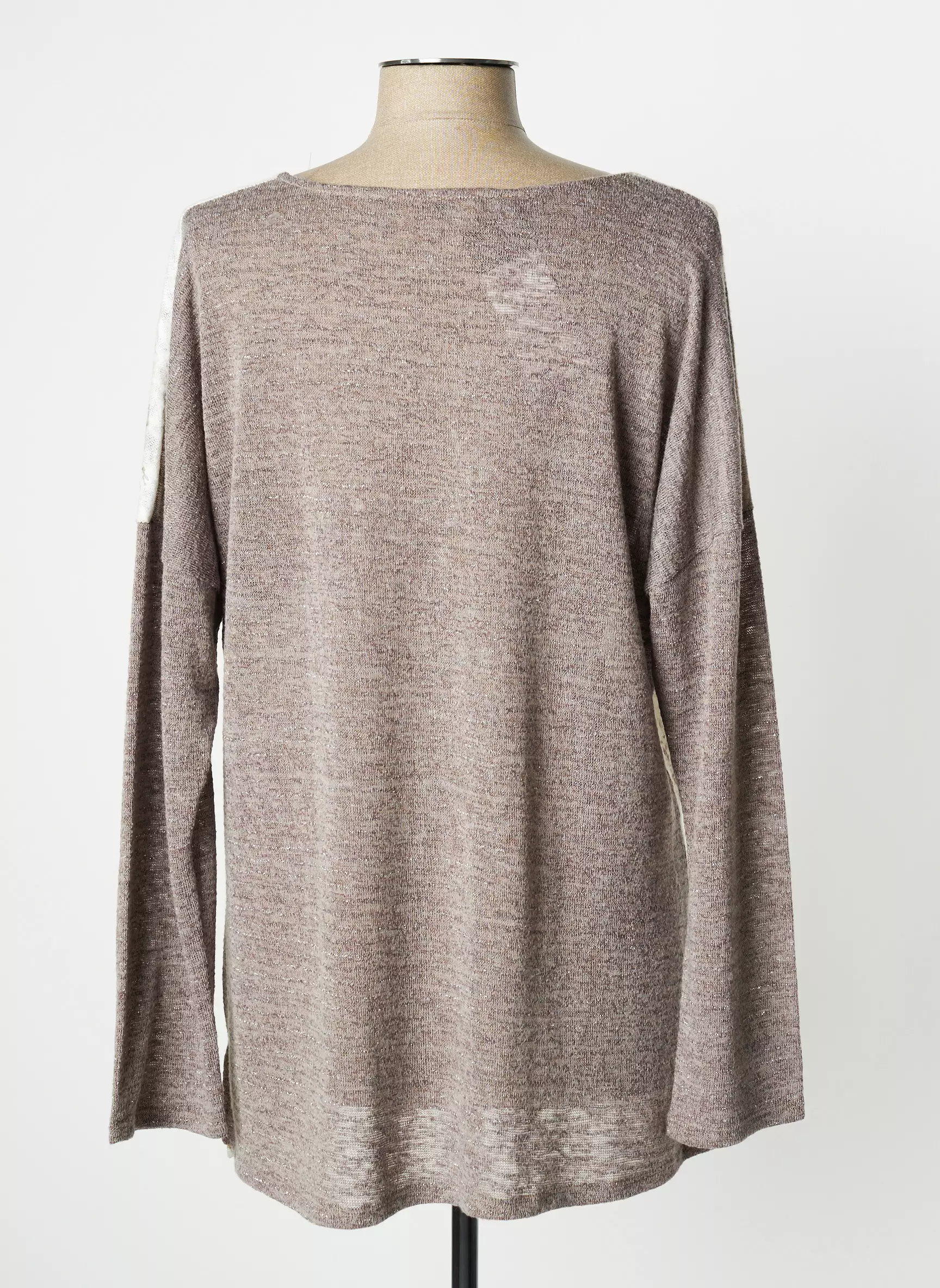 Alexe Pull Tuniques Femme couleur beige