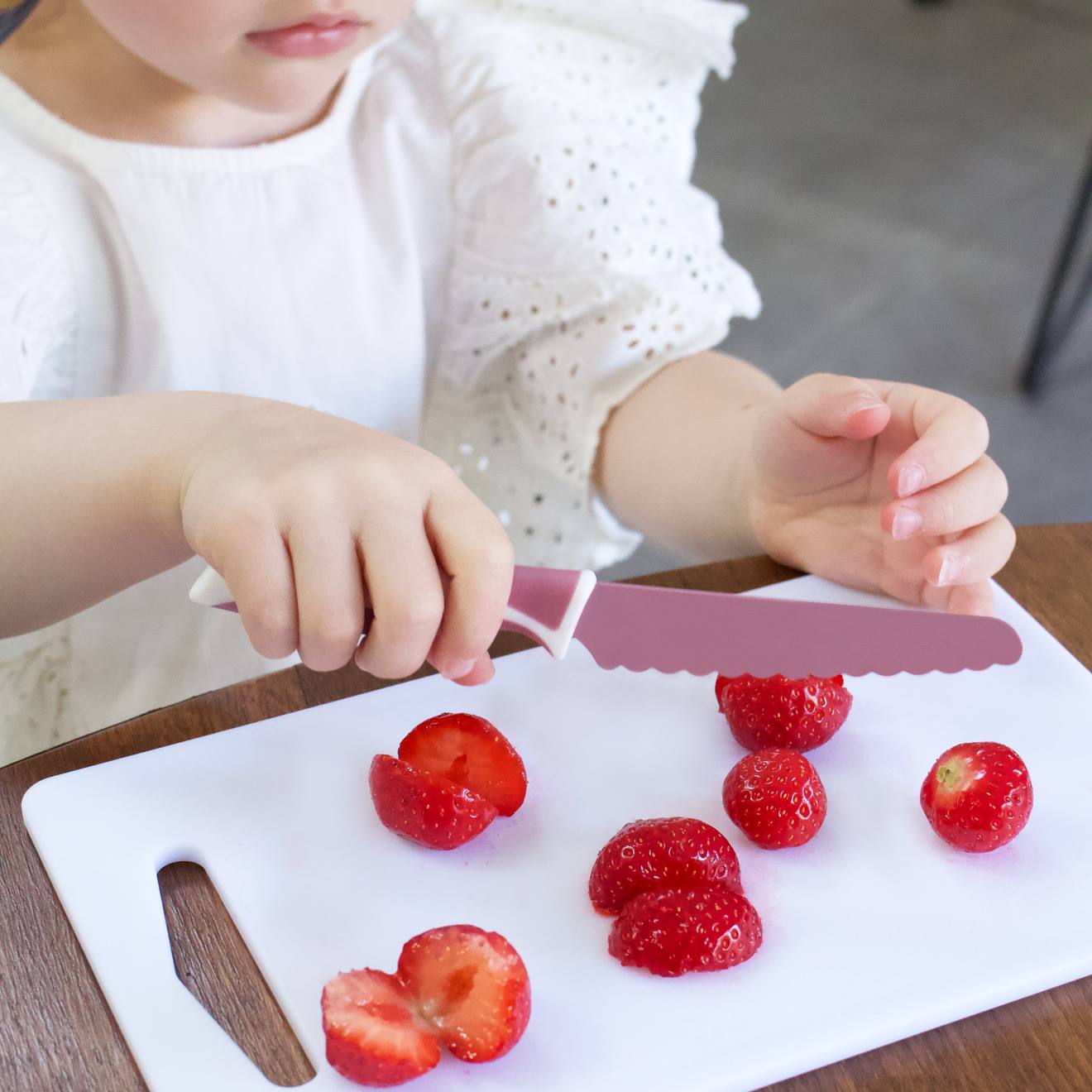 KiddiKutter Kinder Kochmesser KiddiKutter - violett