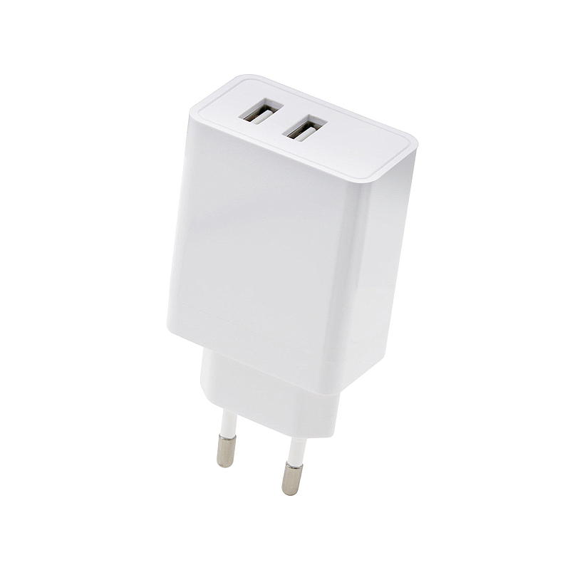 Aria Vegglader 2 USB-A 4.8A hvit