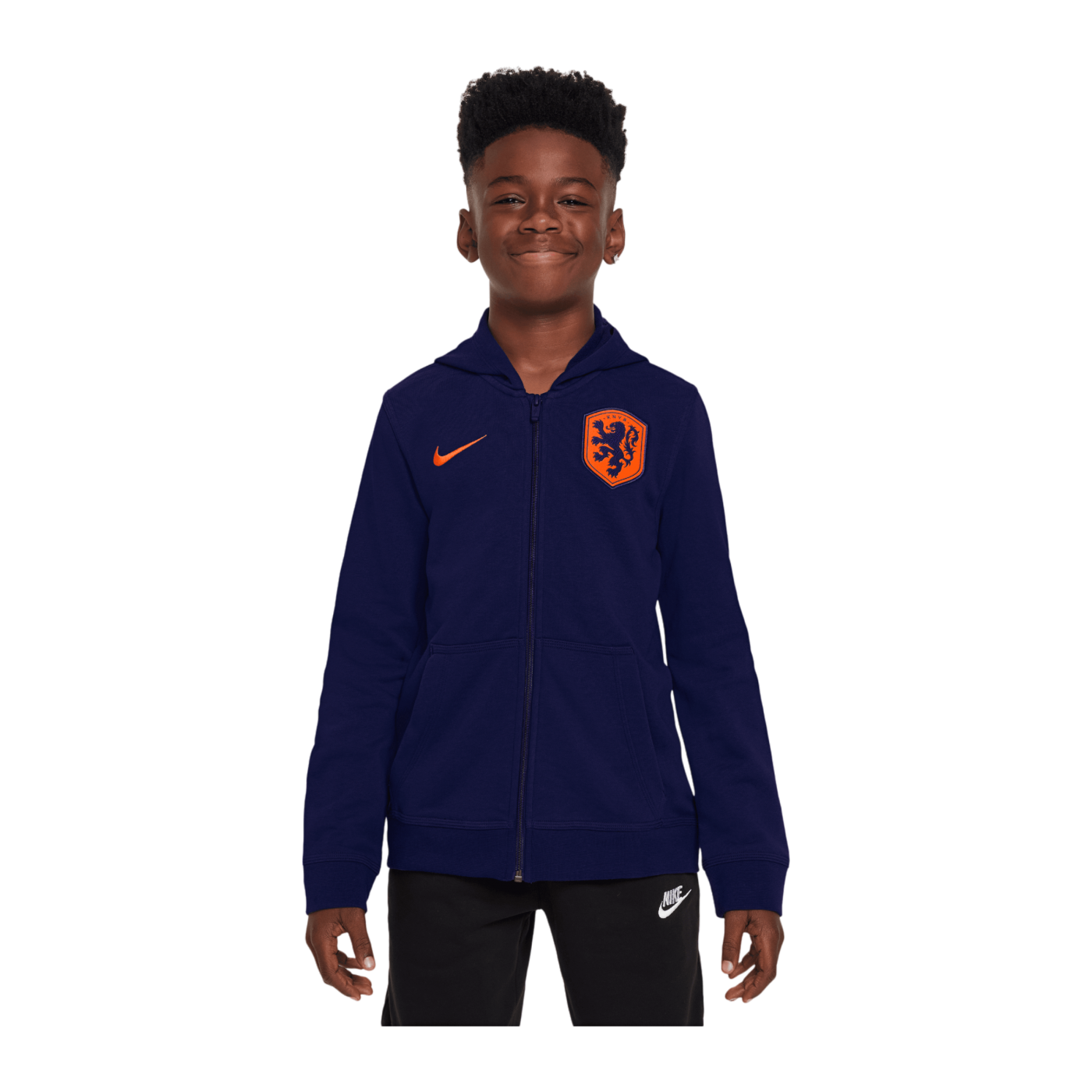Nike Niederlande Kapuzenjacke EM 2024 Kids Blau F492