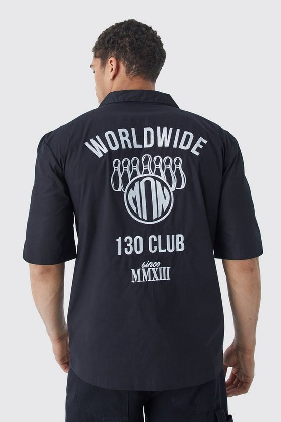 Dropped Revere Poplin Worldwide Club Shirt