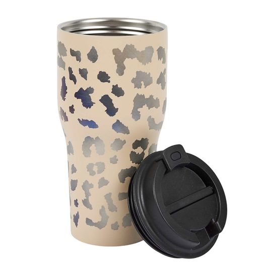 Mug isotherme à motif léopard 600 ml