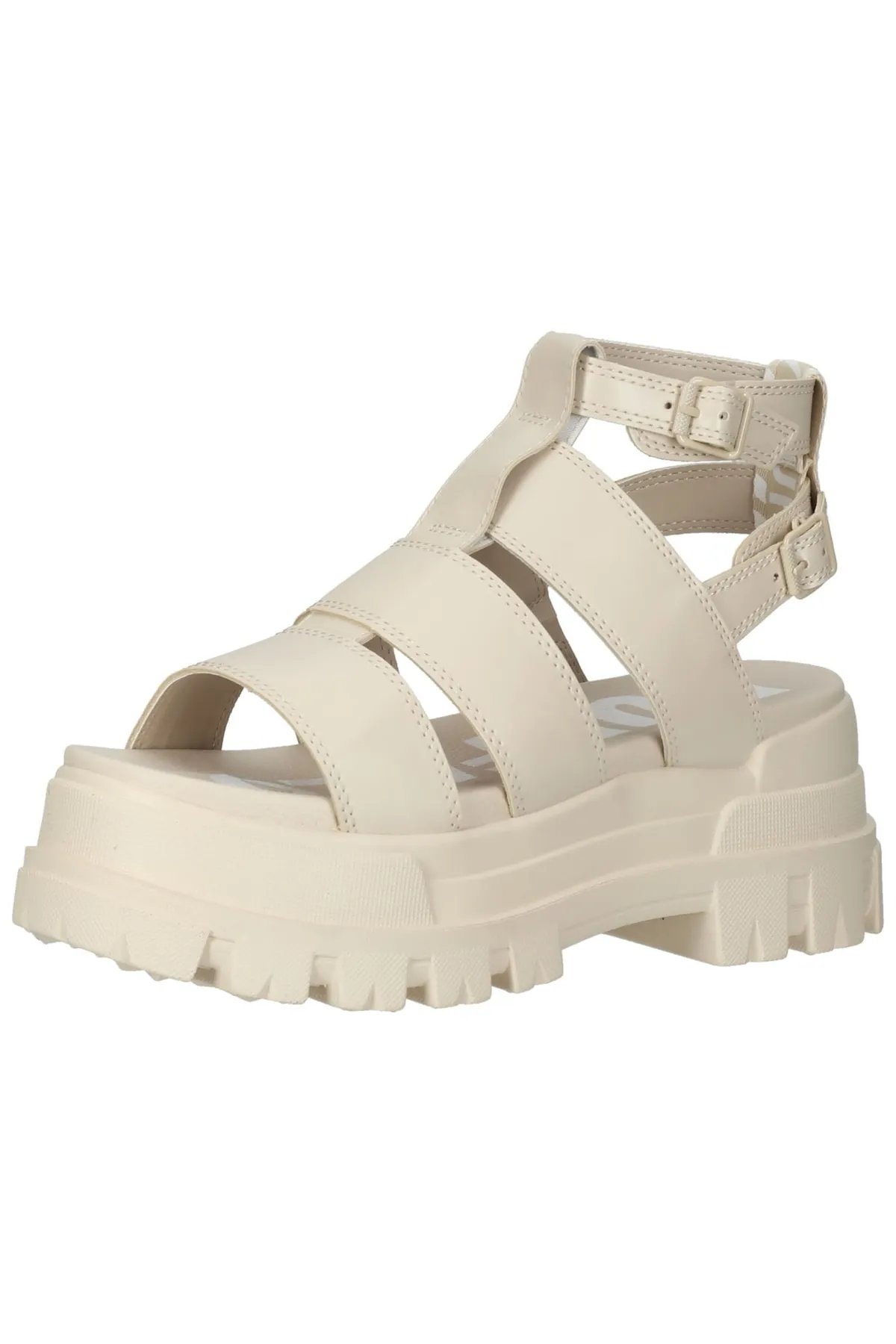 Buffalo  Sandalette - Ecru - Flacher Absatz