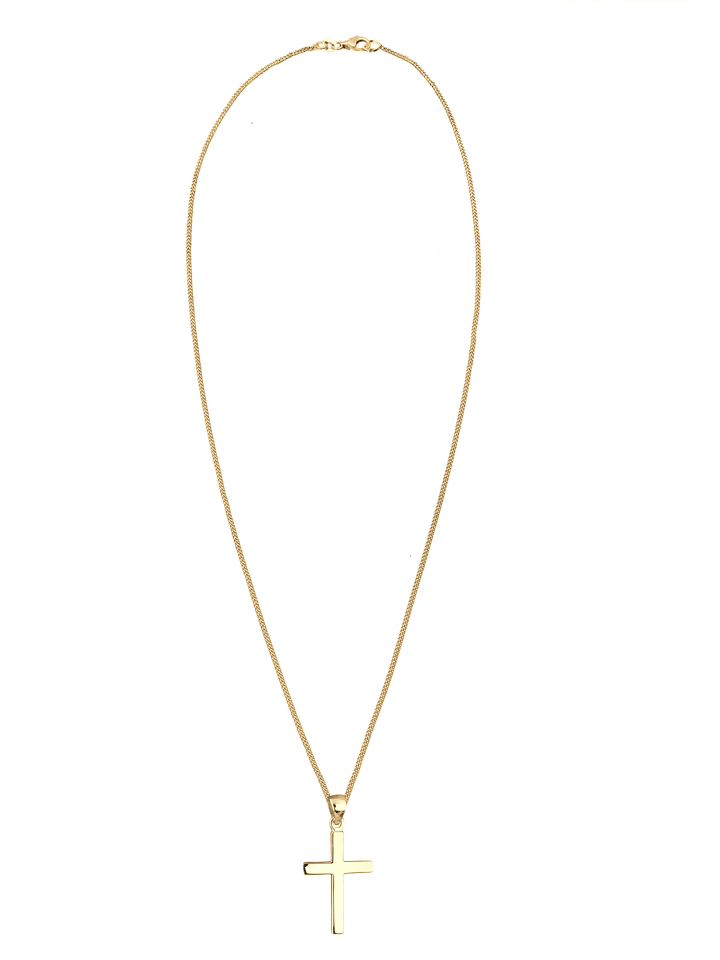 Elli Halskette 925 Sterling Silber Kreuz in Gold günstig kaufen