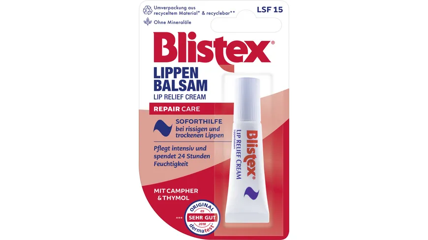 Blistex Lippenbalsam Repair Care 6 ml