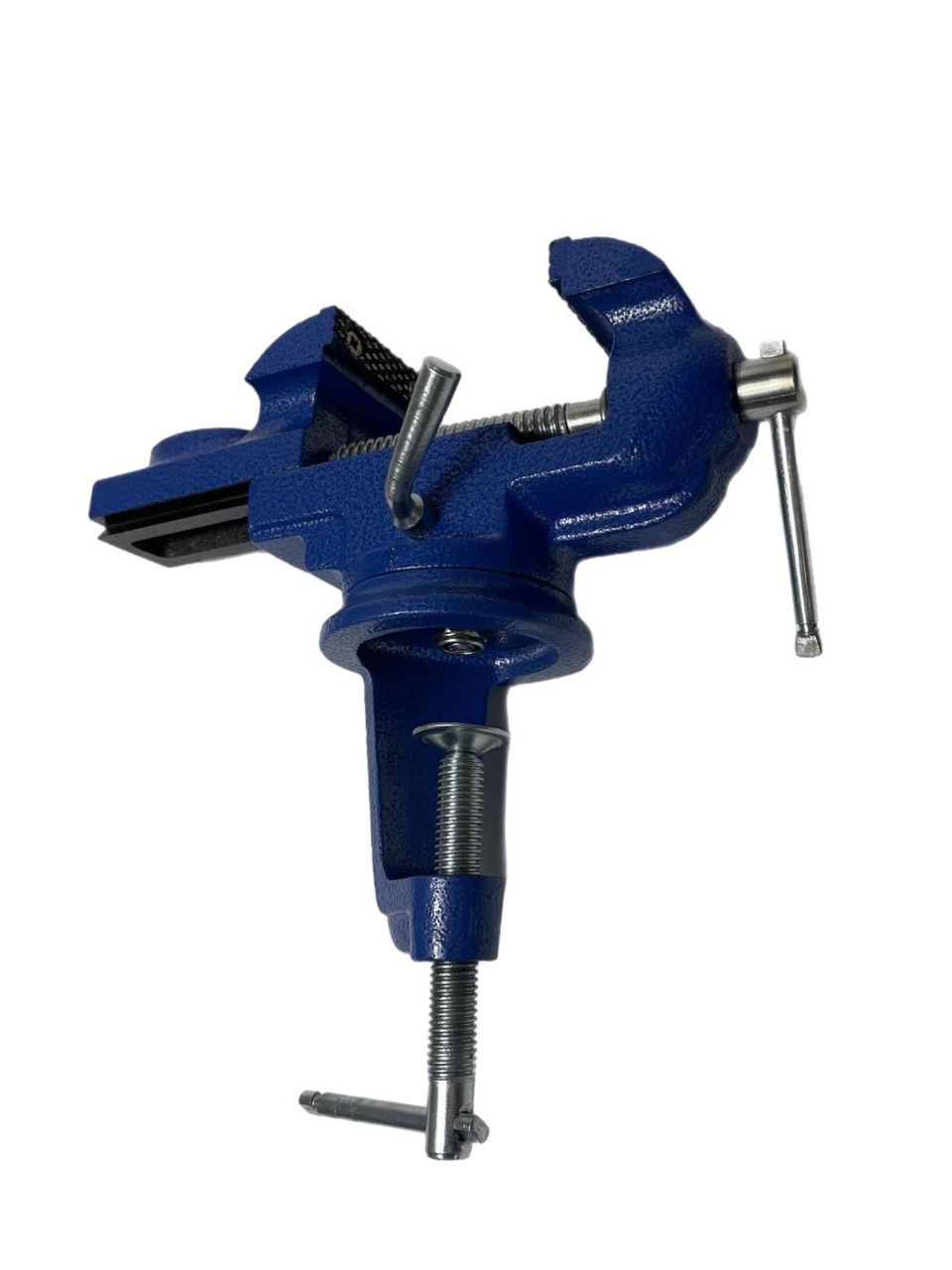 Vago-Tools Schraubstock Tischschraubstock 50mm mini drehbar 360° Werkbankschraubstock