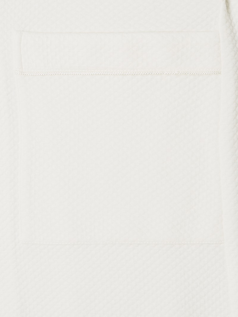 Bademantel mit Strukturmuster in beige