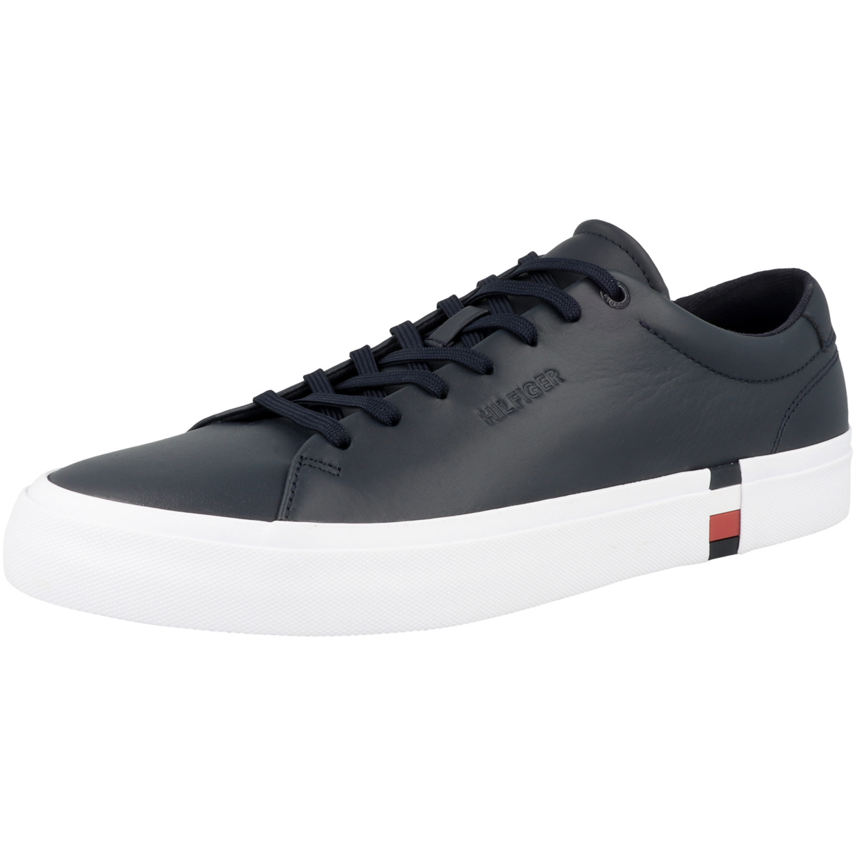 Tommy Hilfiger Modern Vulc Corporate Leather Sneaker Low dunkelblau
