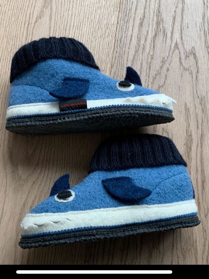 kitz-pichler Hüttenschuhe „Squalo“ Hai NEU günstig kaufen 29