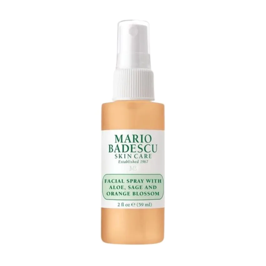 Σπρέι προσώπου Mario Badescu με αλόη, φασκόμηλο και άνθος πορτοκαλιάς, 59 ml