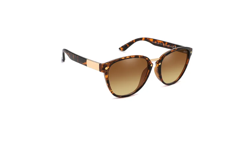 Caresse Brillenmode Sonnenbrille Kunststoff demibraun