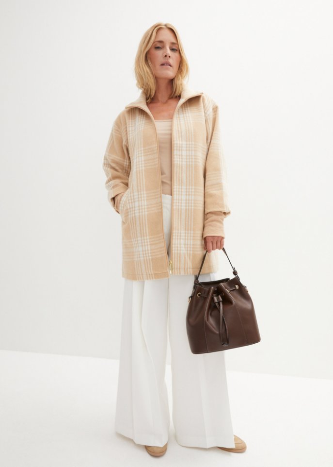 Long-Jacke kariert