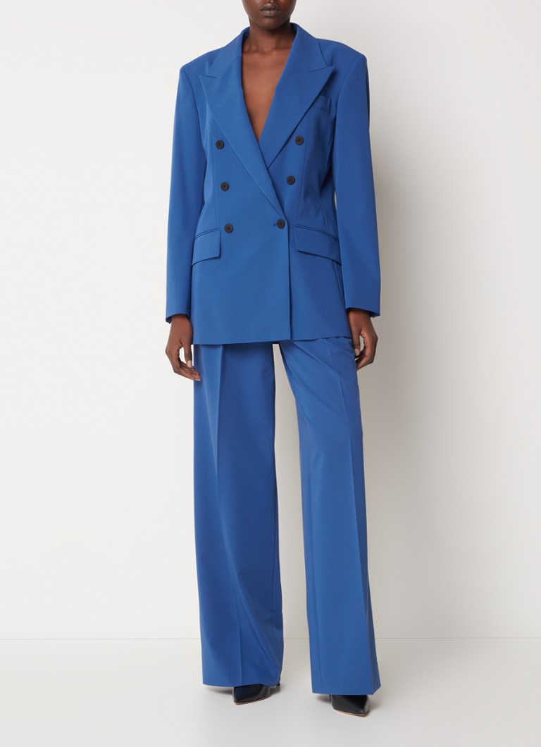 Pantaloni HUGO BOSS Hasiya cu talie medie, confortabili și flexibili.