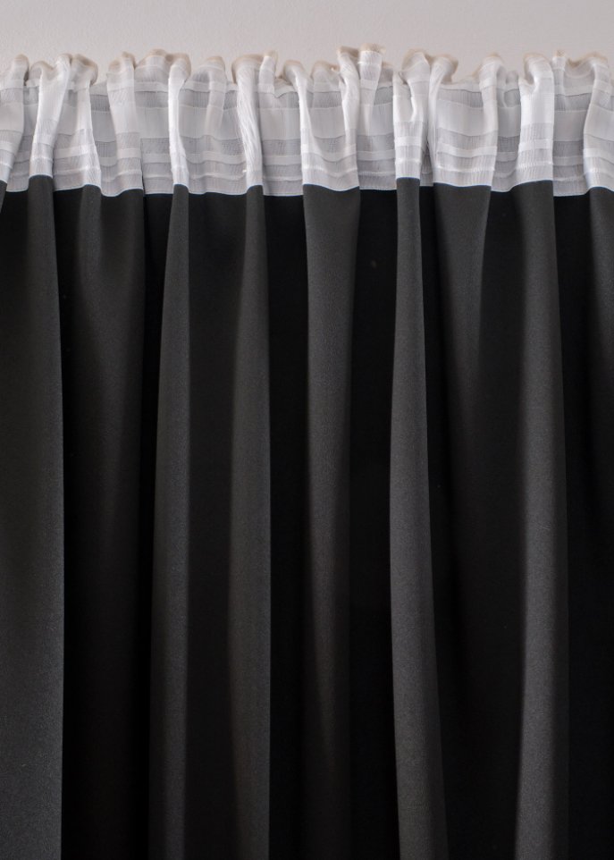 Jacquard Verdunkelungsvorhang (1er Pack)