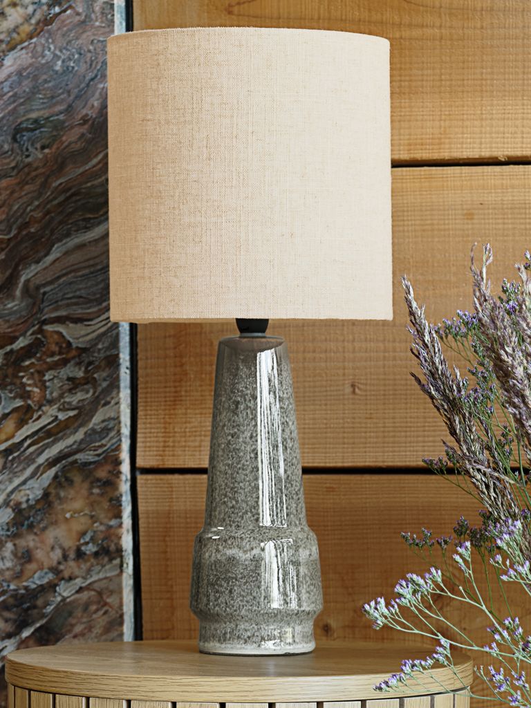 VIGGO bordlampe Ø21xH47cm grå