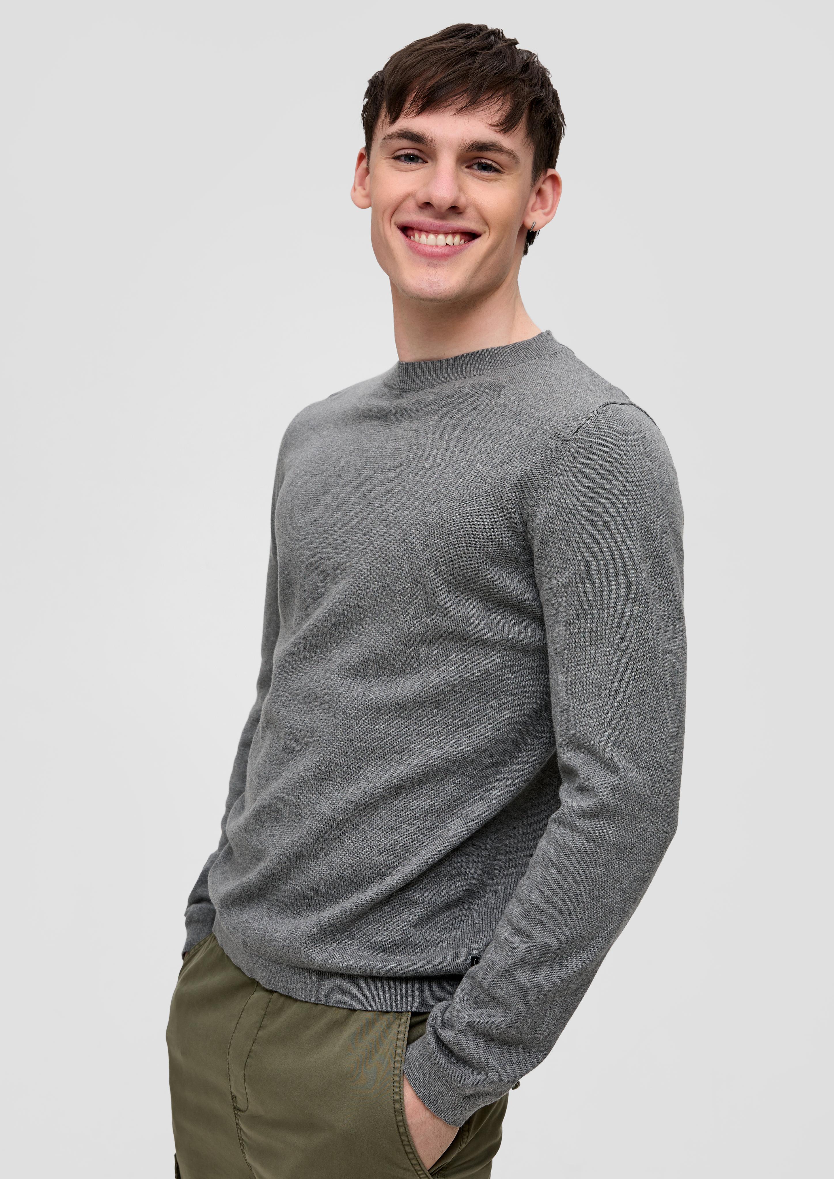 Strickpullover mit Crewneck  2141220-9730