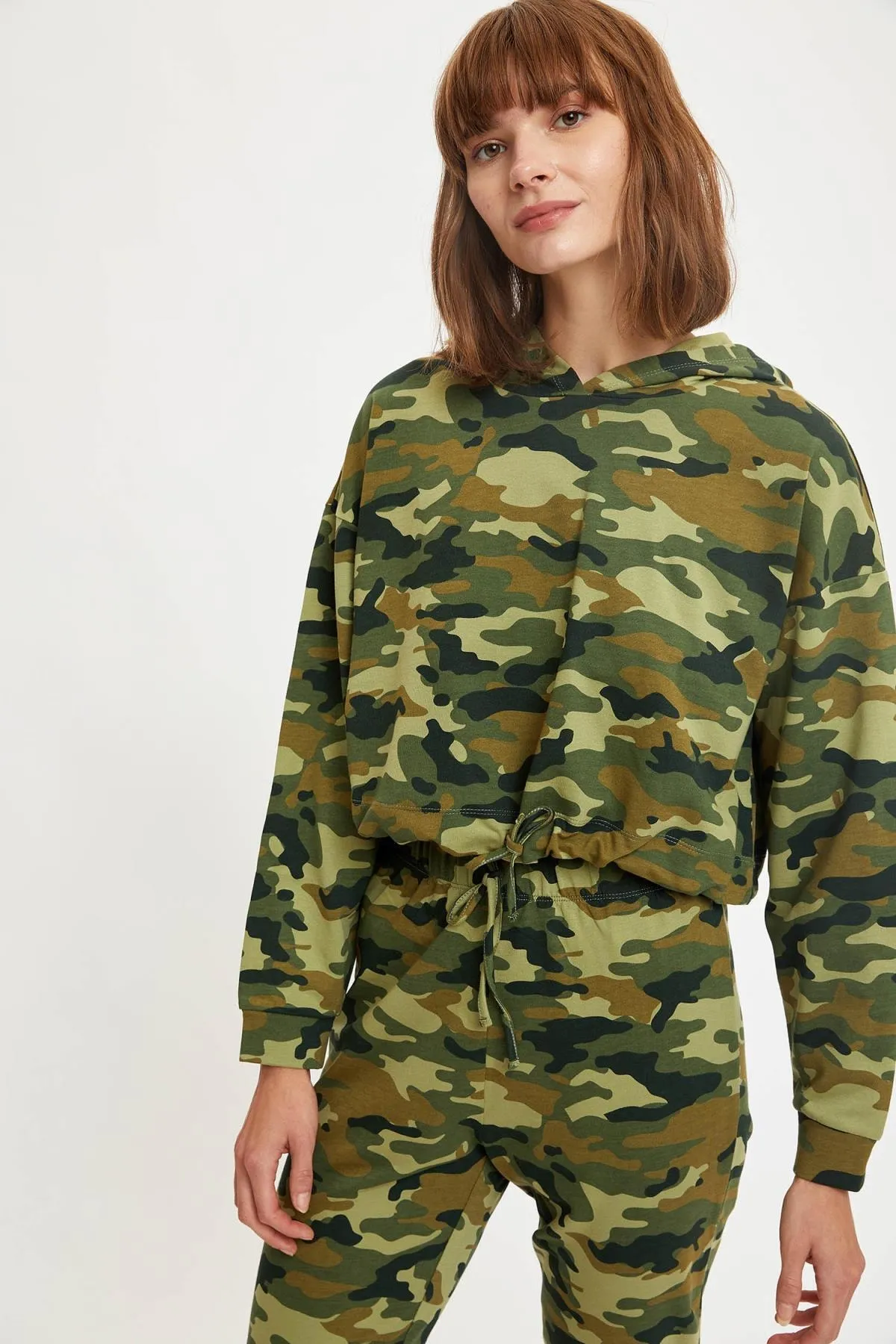 DeFacto  Pyjamaoberteil - Grün - Camouflage