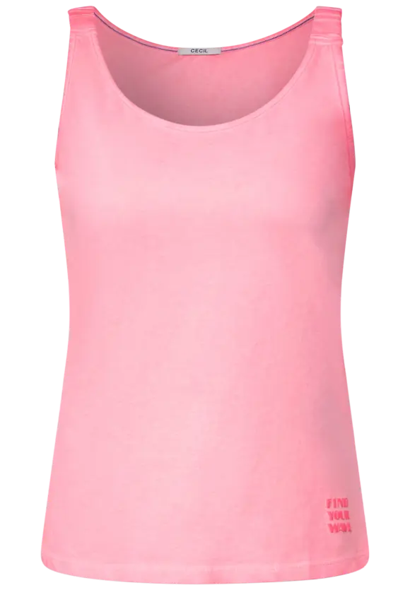 CECIL Jersey Top in Unifarbe
