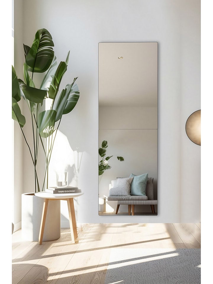Evila 2er-Set: Spiegelleiste in Silber - (B)40 x (H)120 cm günstig kaufen onesize