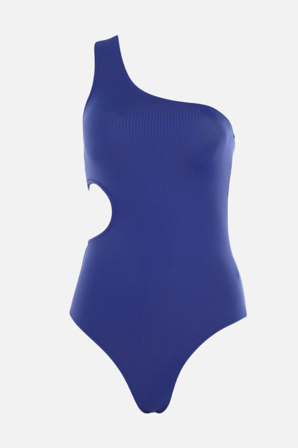 Trendyol Collection  Saks Single Shoulder Cut Out/Windowed Textured Regular Badeanzug TBESS22MA0064