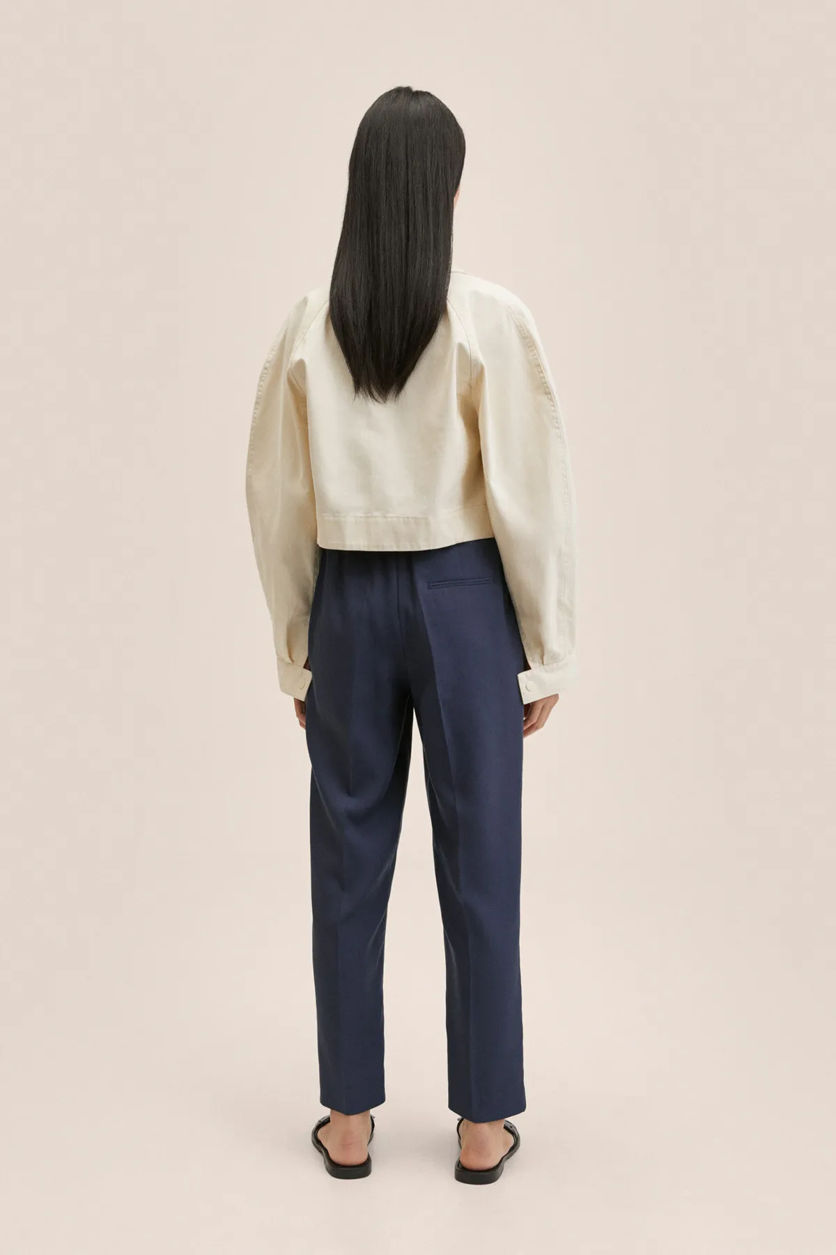 MANGO  Dunkelblaue Damenhose 27057115