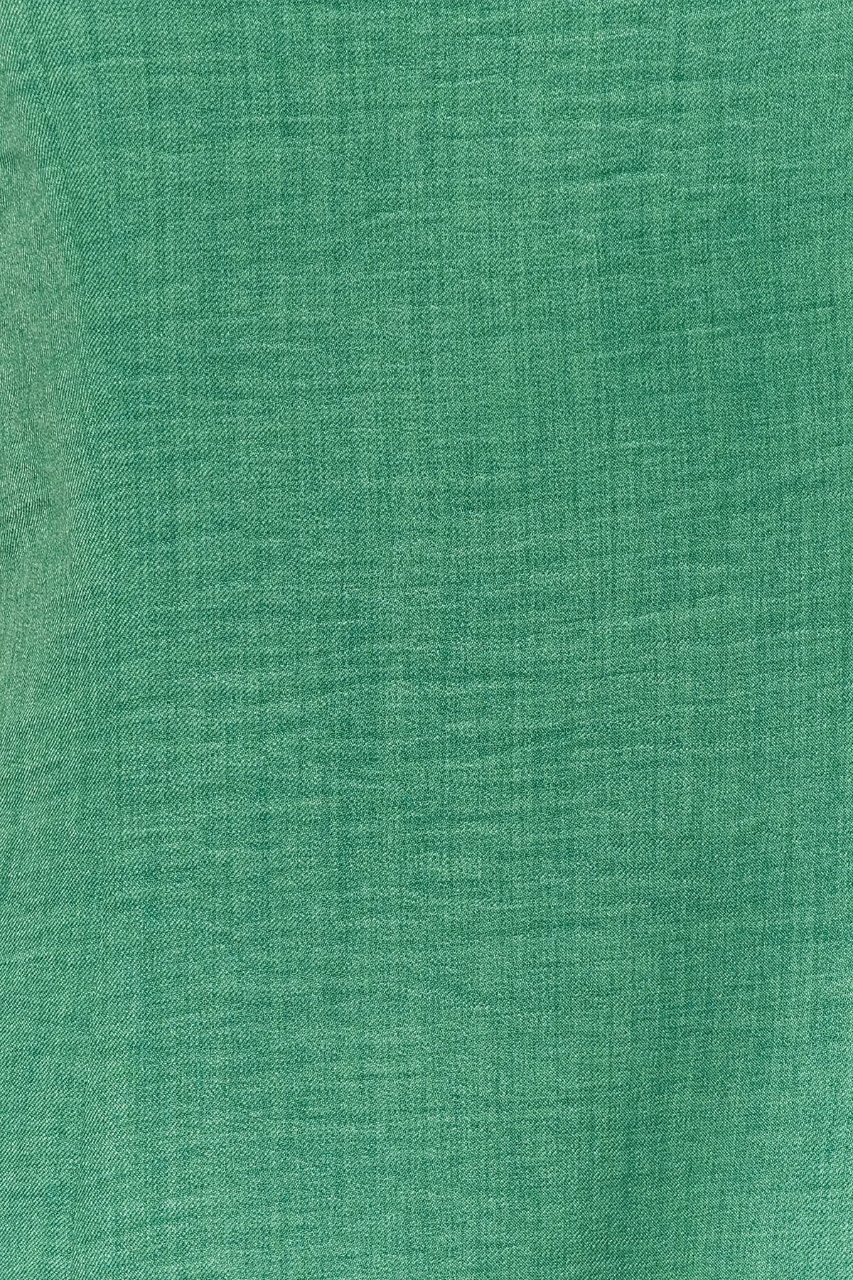 Trendyol Collection  Khakifarbenes Mini-Webkleid in A-Linie/Glockenform mit quadratischem Kragen TWOSS23EL01549