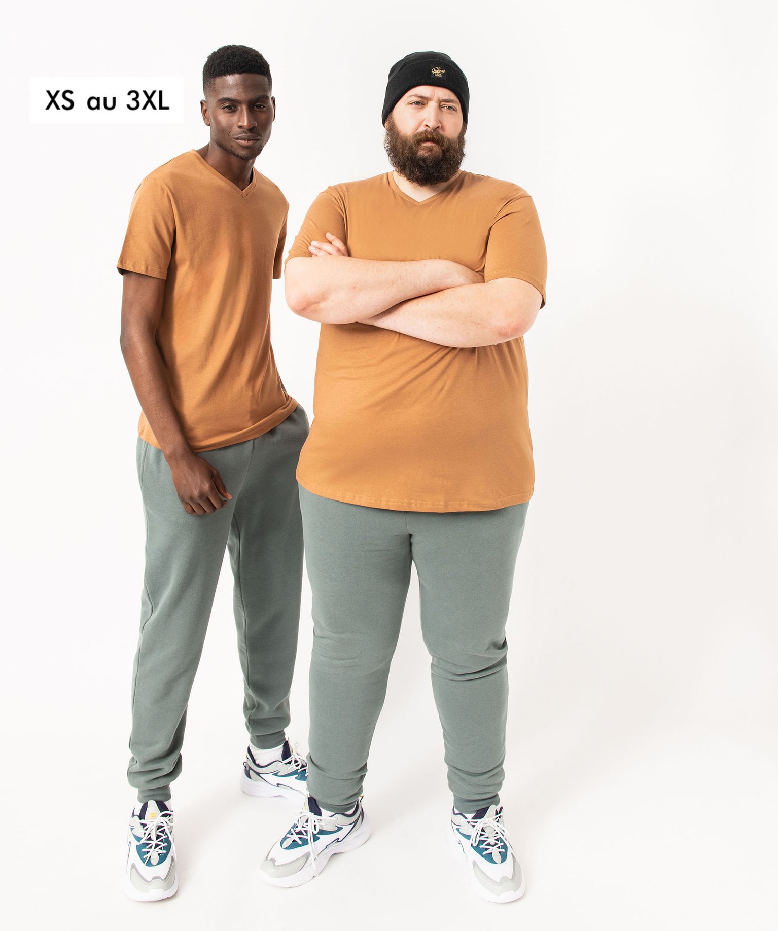 Pantalon de jogging homme molletonné vert | GEMO