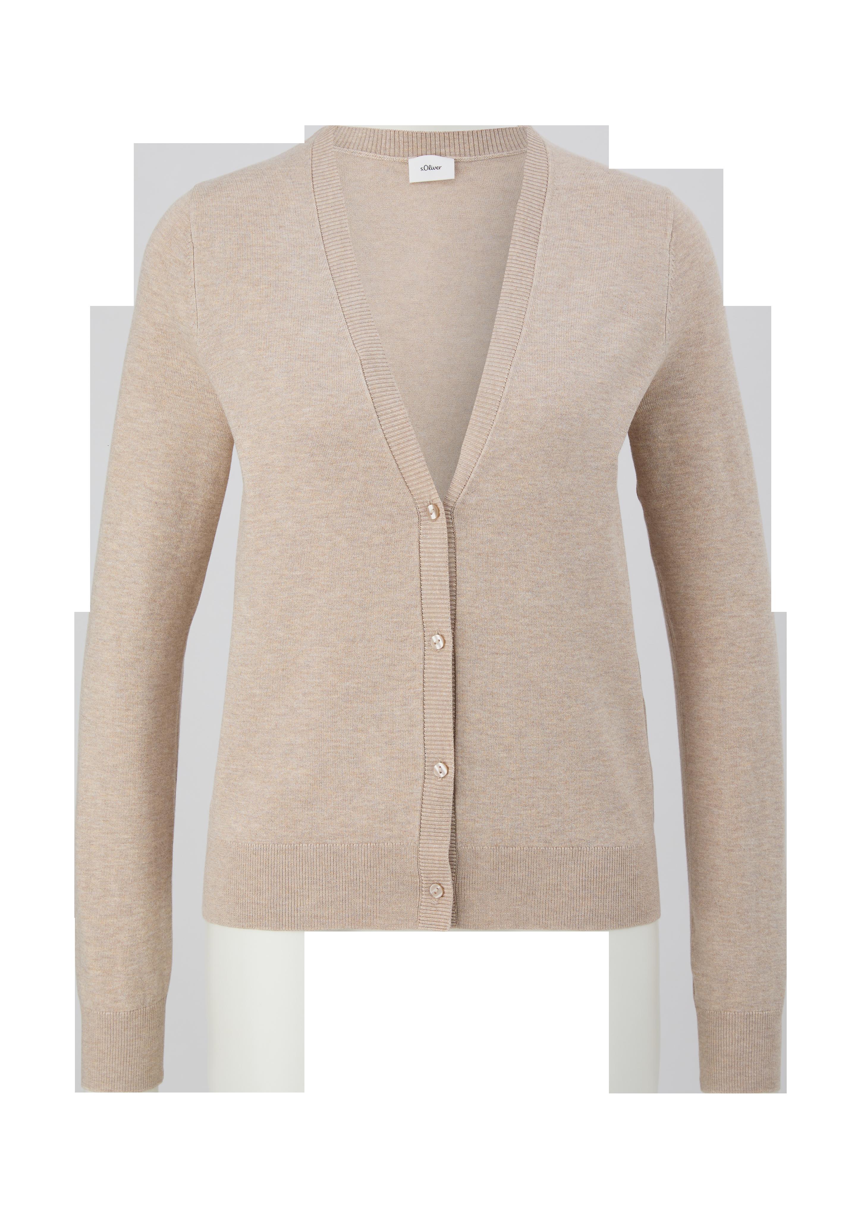 Strickjacke aus Viskosemix  2129746-81X0