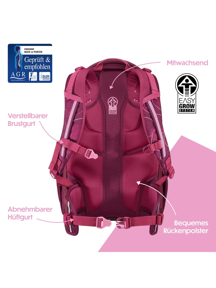 Coocazoo PORTER, 35 Liter in Berry Bubbles günstig kaufen onesize