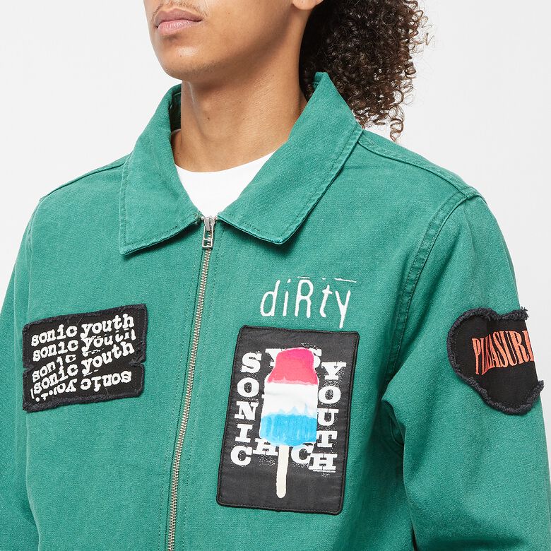 Pleasures Sonic Youth Work Jacket grün