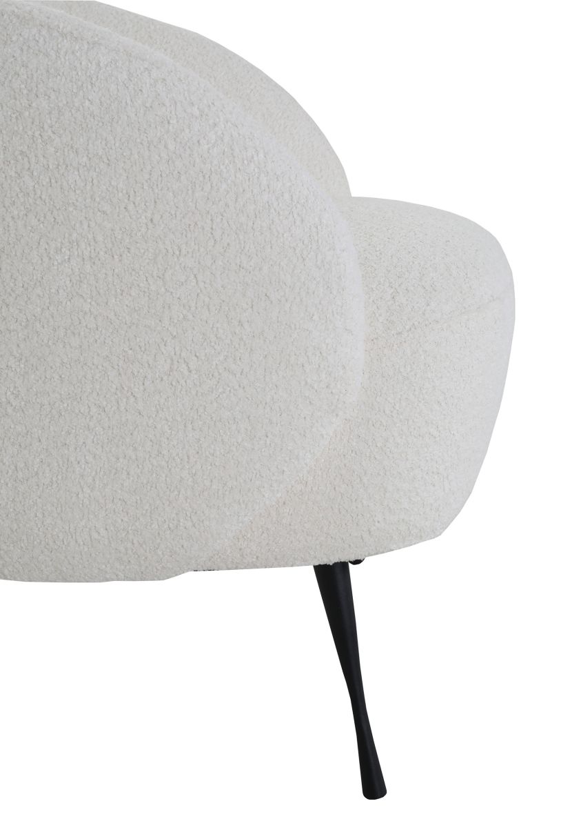 Sessel New Spirit Bouclé Weiß