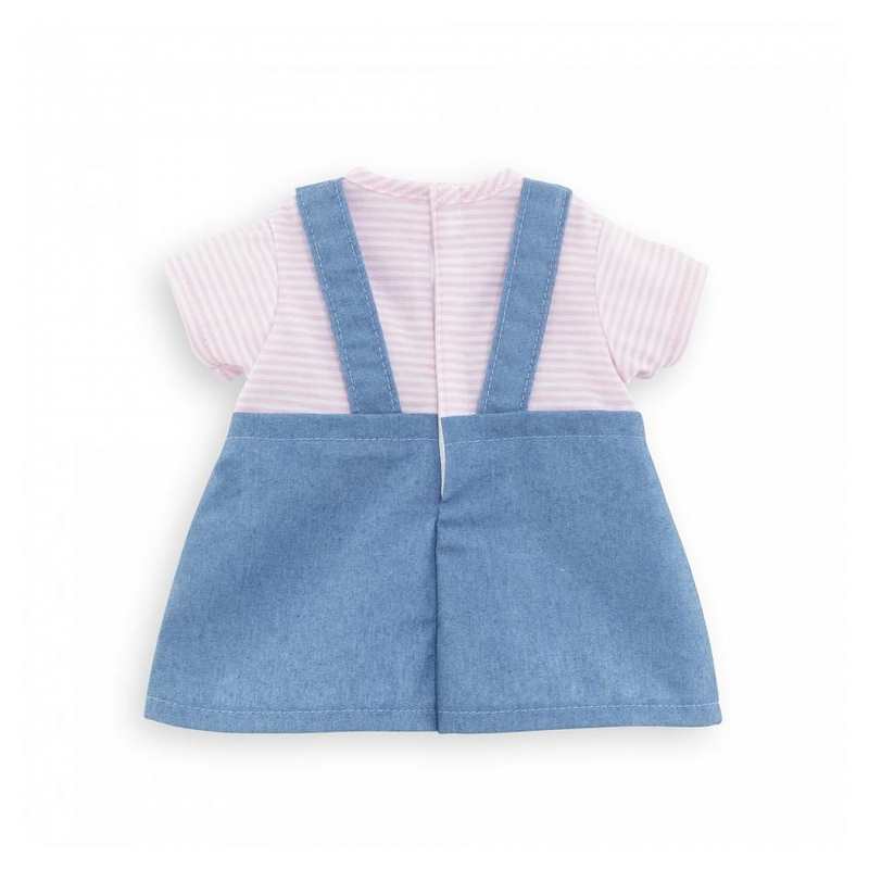 Robe marinière bords de Loire pour poupon 30cm