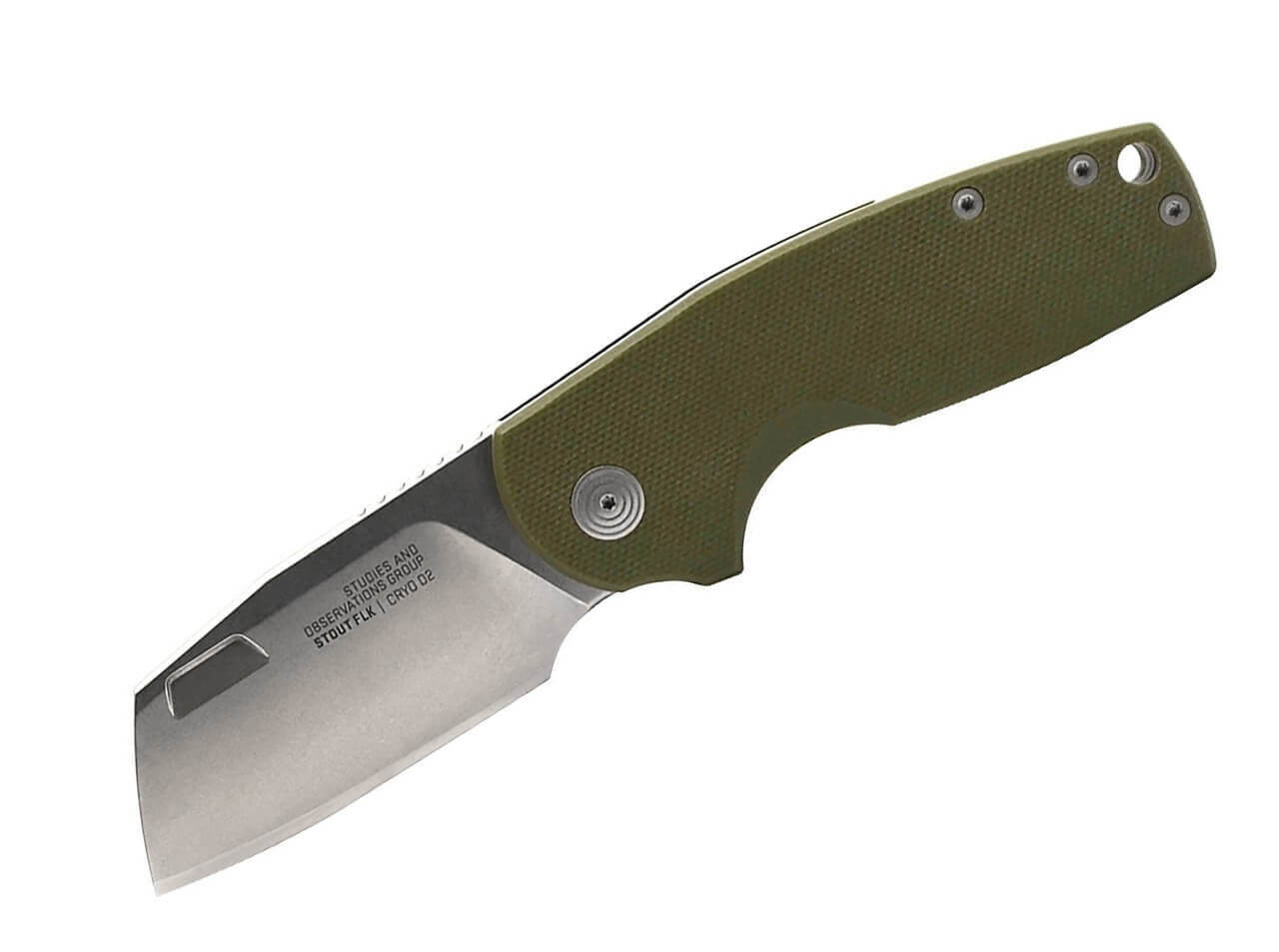 Stout FLK Cleaver OD Green Stonewash