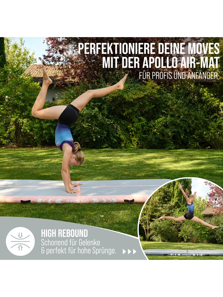 Apollo Airtrack Matte für Yoga, Pilates , Gymnastik 