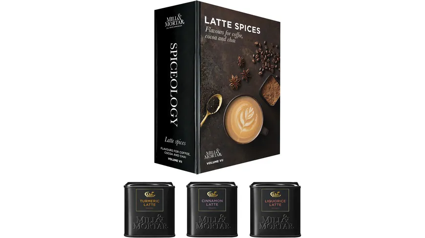 MILL&MORTAR Latte Gewürze 3er Set Geschenkbox 150 g