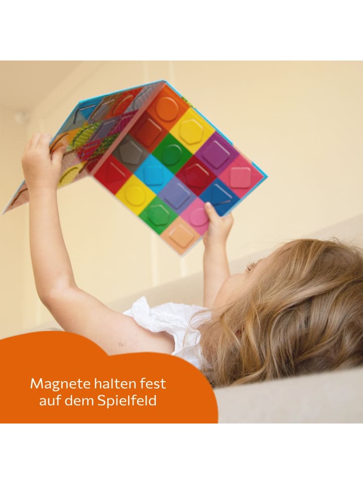 MAGNIKON Zuordnungsspiel Formen, Farben und Muster mit 32 Magneten ab 3 Jahren günstig kaufen onesize