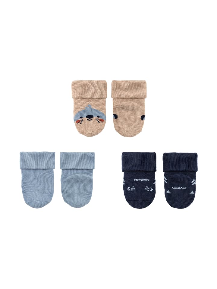Sterntaler Erstlingssocken 3er-Pack Biber in beige günstig kaufen onesize